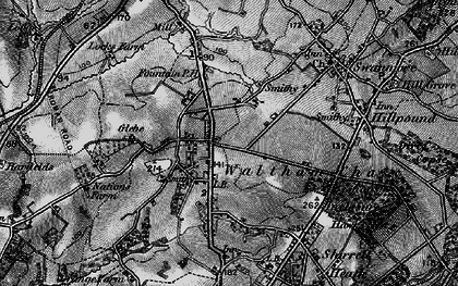 Old map of Waltham Chase in 1895