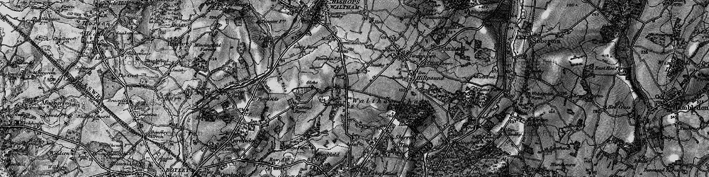 Old map of Waltham Chase in 1895
