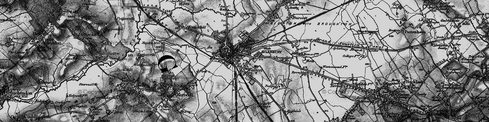 Old map of Walton in 1895