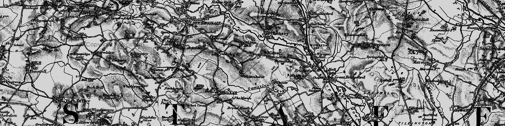 Old map of Walton in 1897