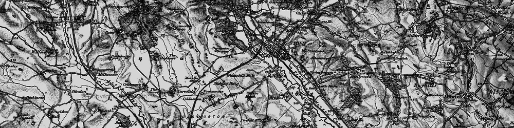 Old map of Walton in 1897