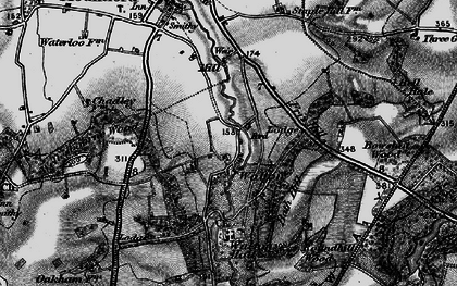 Old map of Bath Hill in 1898