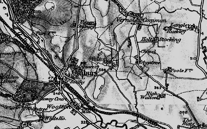 Old map of Ayntree in 1899