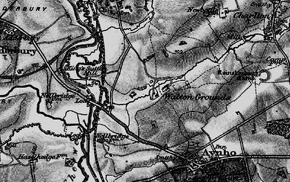 Old map of Walton Grounds in 1896