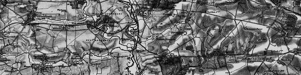 Old map of Walton Grounds in 1896