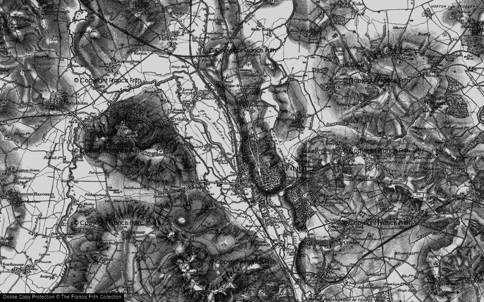 Old Map of Walton Manor, 1895 in 1895
