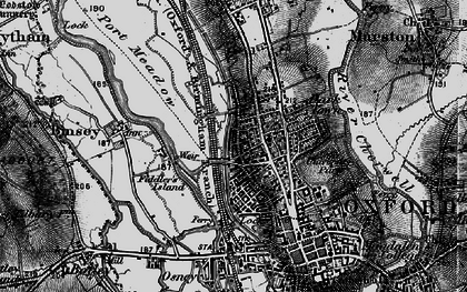 Old map of Walton Manor in 1895