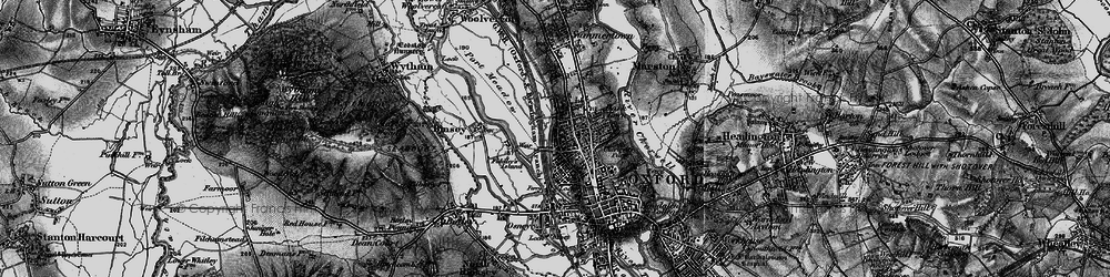 Old map of Walton Manor in 1895