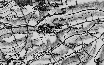 Old map of Barrow Hill in 1899
