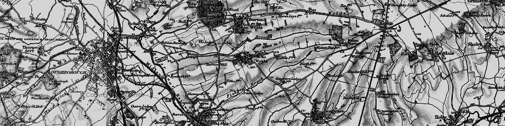 Old map of Barrow Hill in 1899