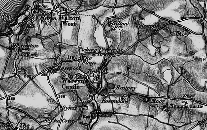 Old map of Walwyn's Castle in 1898