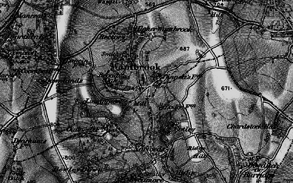 Old map of Wambrook in 1898