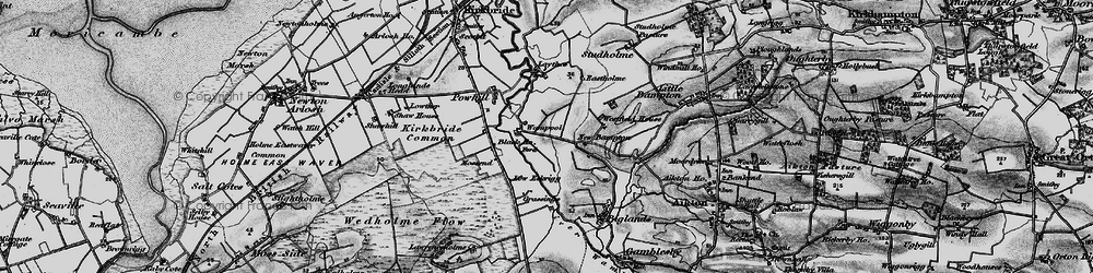 Old map of Westfield Ho in 1897
