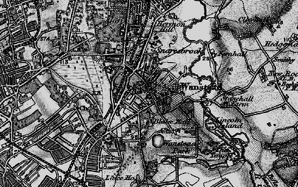Old map of Wanstead in 1896