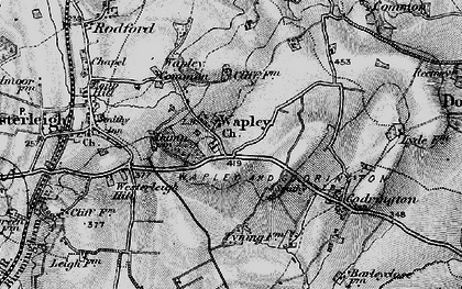 Old map of Wapley in 1898