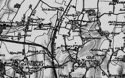 Old map of Boy's Hall in 1898