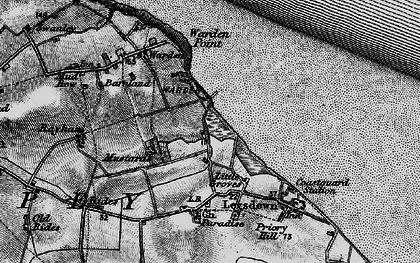 Old map of Warden in 1894