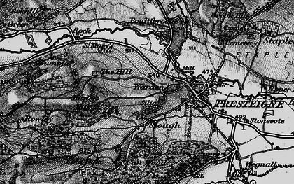 Old map of Warden in 1899