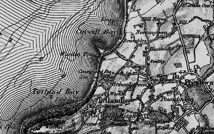 Old map of Warden Point in 1895