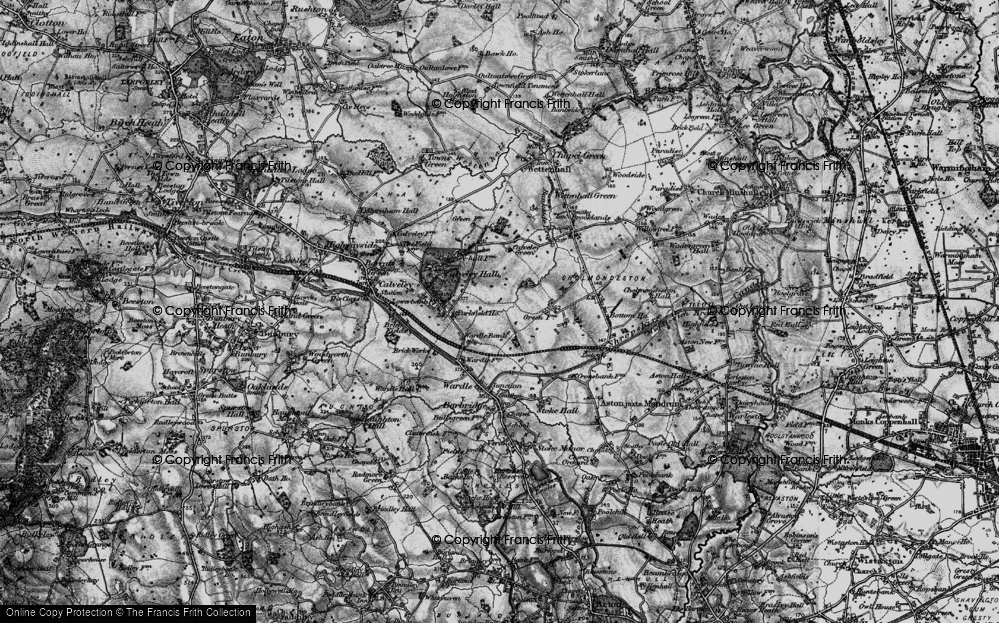 Old Map of Wardle Bank, 1897 in 1897