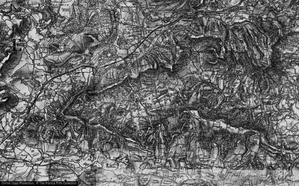 Old Map of Wardley, 1895 in 1895