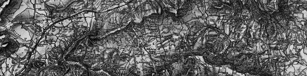 Old map of Wardley in 1895