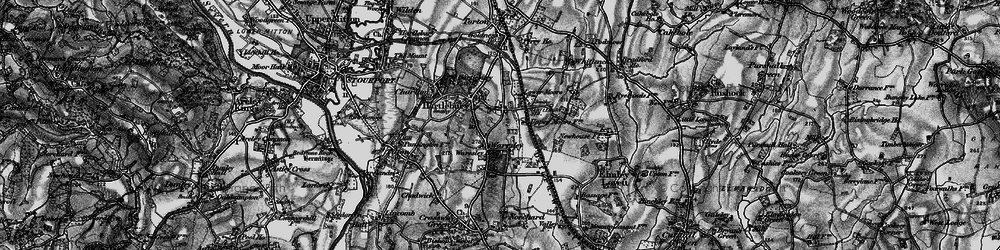 Old map of Waresley in 1898