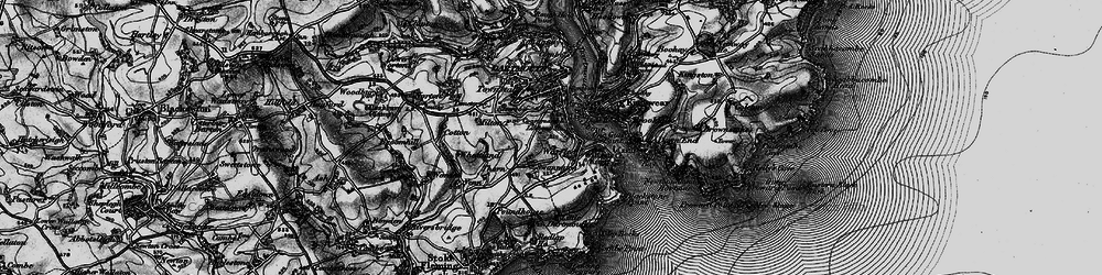 Old map of Warfleet in 1897