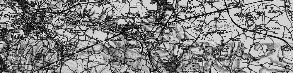 Old map of Wargrave in 1896