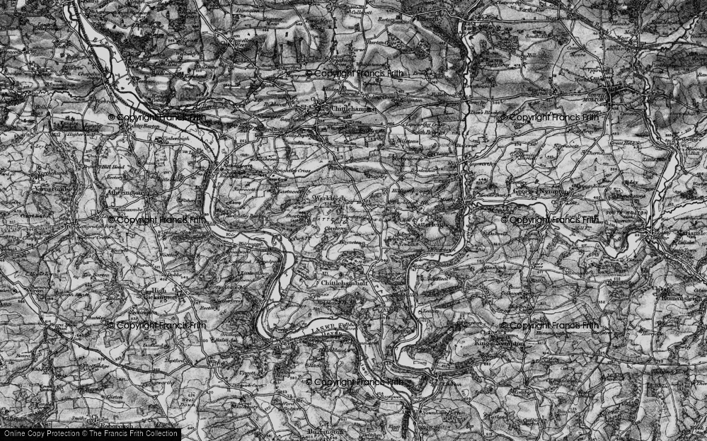 Old Map of Warkleigh, 1898 in 1898