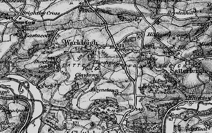 Old map of Warkleigh in 1898