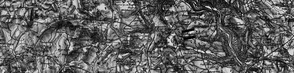 Old map of Warmbrook in 1897