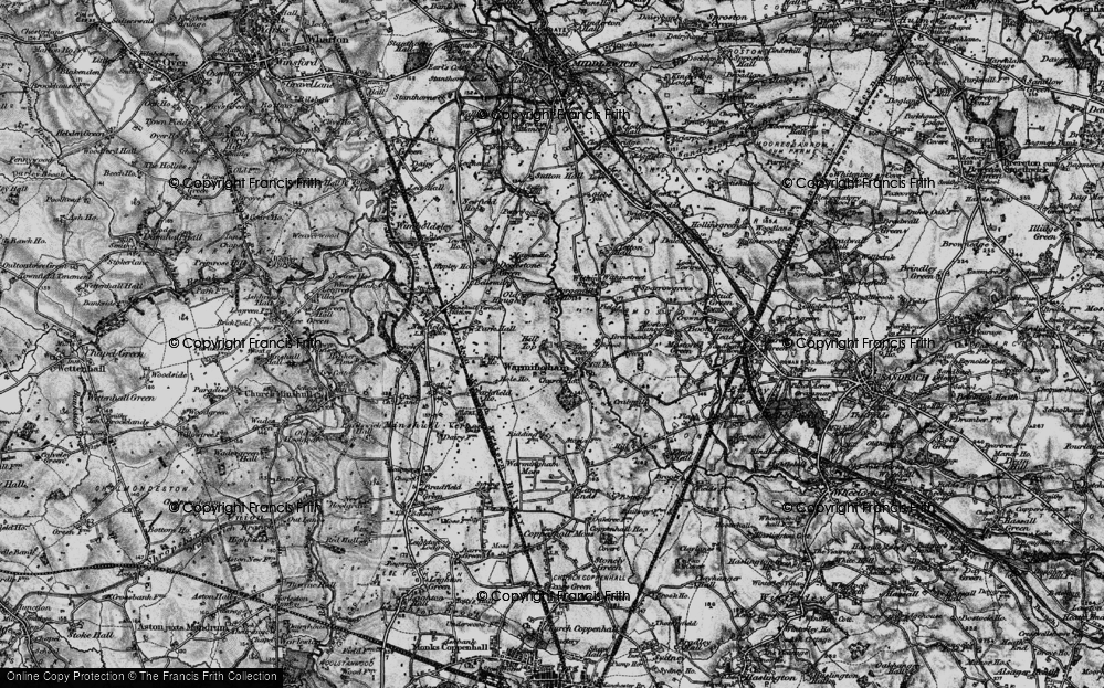 Old Maps of Warmingham, Cheshire - Francis Frith