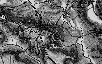 Old map of Warmington in 1896