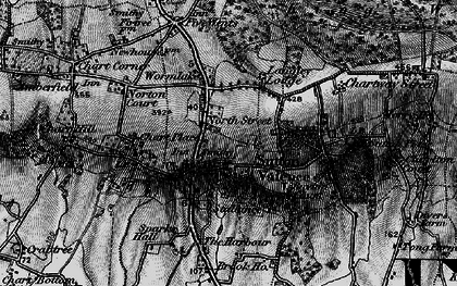 Old map of Warmlake in 1895