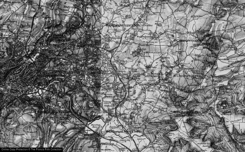 Old Map of Warmley, 1898 in 1898