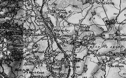 Old map of Warmley in 1898