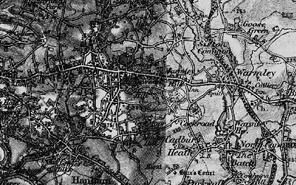 Old map of Warmley Hill in 1898
