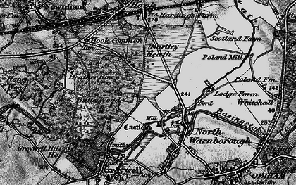 Old map of Warnborough Green in 1895