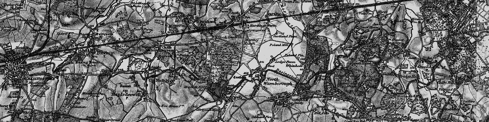 Old map of Warnborough Green in 1895