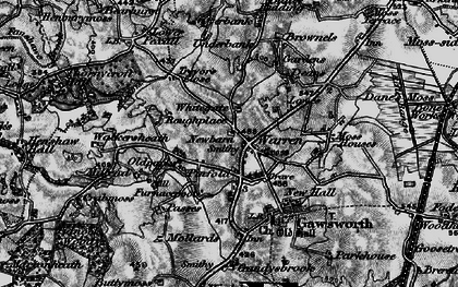 Old map of Warren in 1896