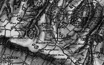 Old map of Bunce Court in 1895