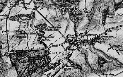 Old map of Blanch Dale Plantn in 1898