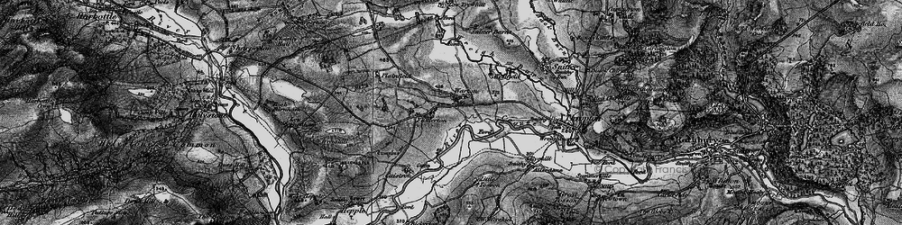 Old map of Flotterton in 1897