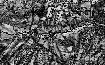 Old map of Wash Water in 1895