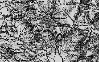 Old map of Washerwall in 1897