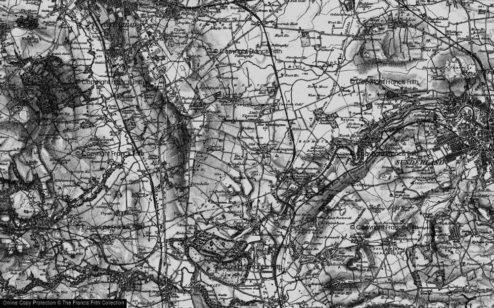 Old Maps of Washington Village, Tyne and Wear