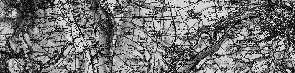 Old map of Washington Village in 1898