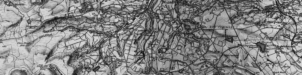 Old map of Washpit in 1896