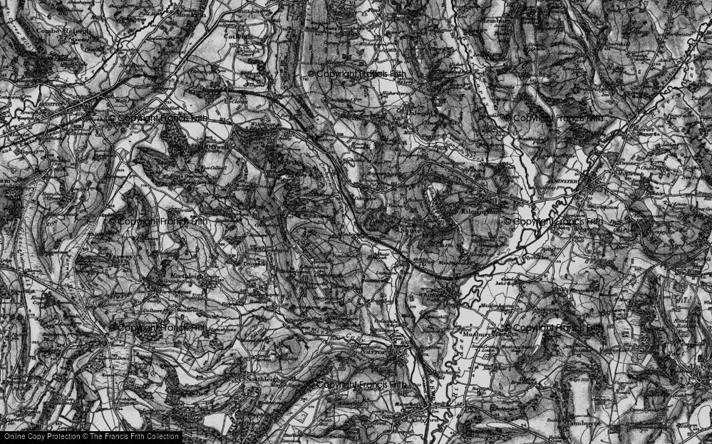 Old Map of Watchcombe, 1898 in 1898